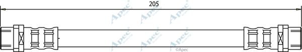 APEC BRAKING Тормозной шланг HOS3159